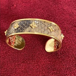 Gold cuff bracelet